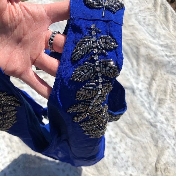 Gorgeous embellished Topshop blouse - Picture 6 of 8